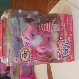 2004 my little pony christmas winter series 2 snow'el g3 mib target exclusive